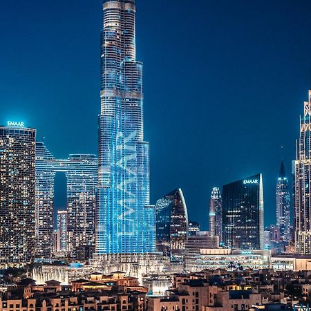 Elite Royal Apartment - Panoramic Full Burj Khalifa, Fountain & Skyline View - Baron Dubai Exteriör bild