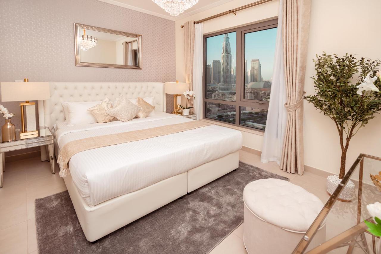 Elite Royal Apartment - Panoramic Full Burj Khalifa, Fountain & Skyline View - Baron Dubai Exteriör bild