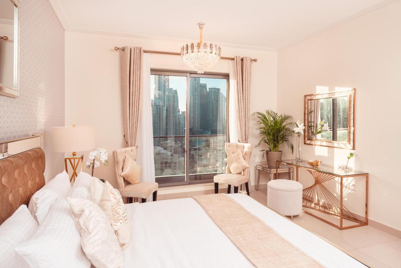 Elite Royal Apartment - Panoramic Full Burj Khalifa, Fountain & Skyline View - Baron Dubai Exteriör bild