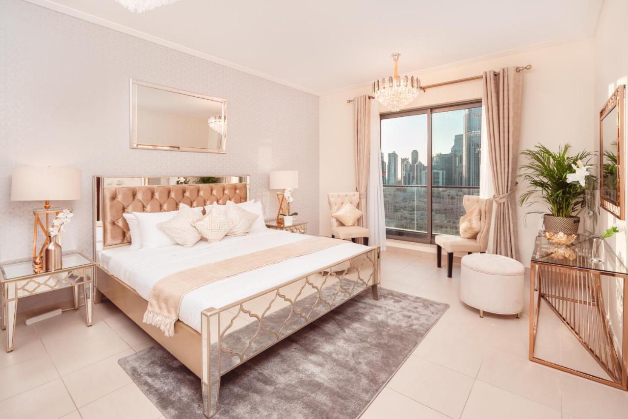 Elite Royal Apartment - Panoramic Full Burj Khalifa, Fountain & Skyline View - Baron Dubai Exteriör bild