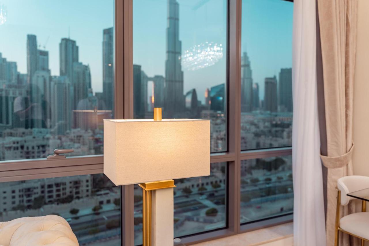 Elite Royal Apartment - Panoramic Full Burj Khalifa, Fountain & Skyline View - Baron Dubai Exteriör bild