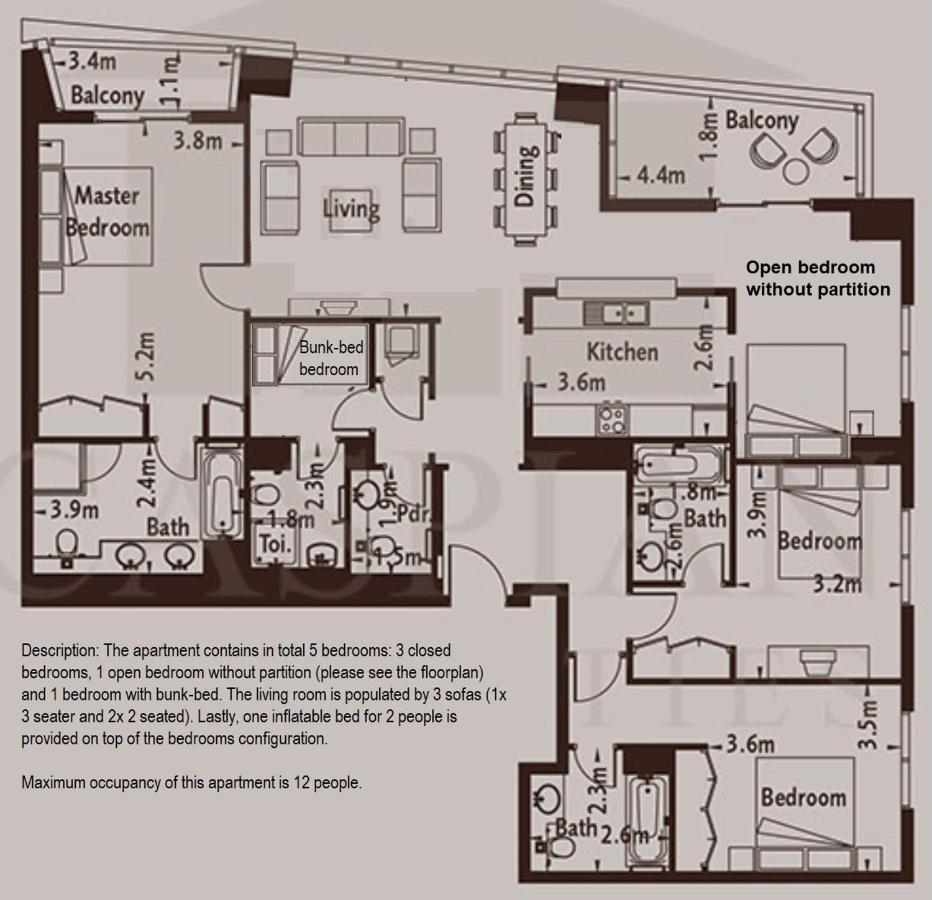 Elite Royal Apartment - Panoramic Full Burj Khalifa, Fountain & Skyline View - Baron Dubai Exteriör bild