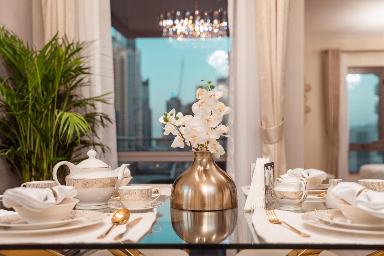 Elite Royal Apartment - Panoramic Full Burj Khalifa, Fountain & Skyline View - Baron Dubai Exteriör bild