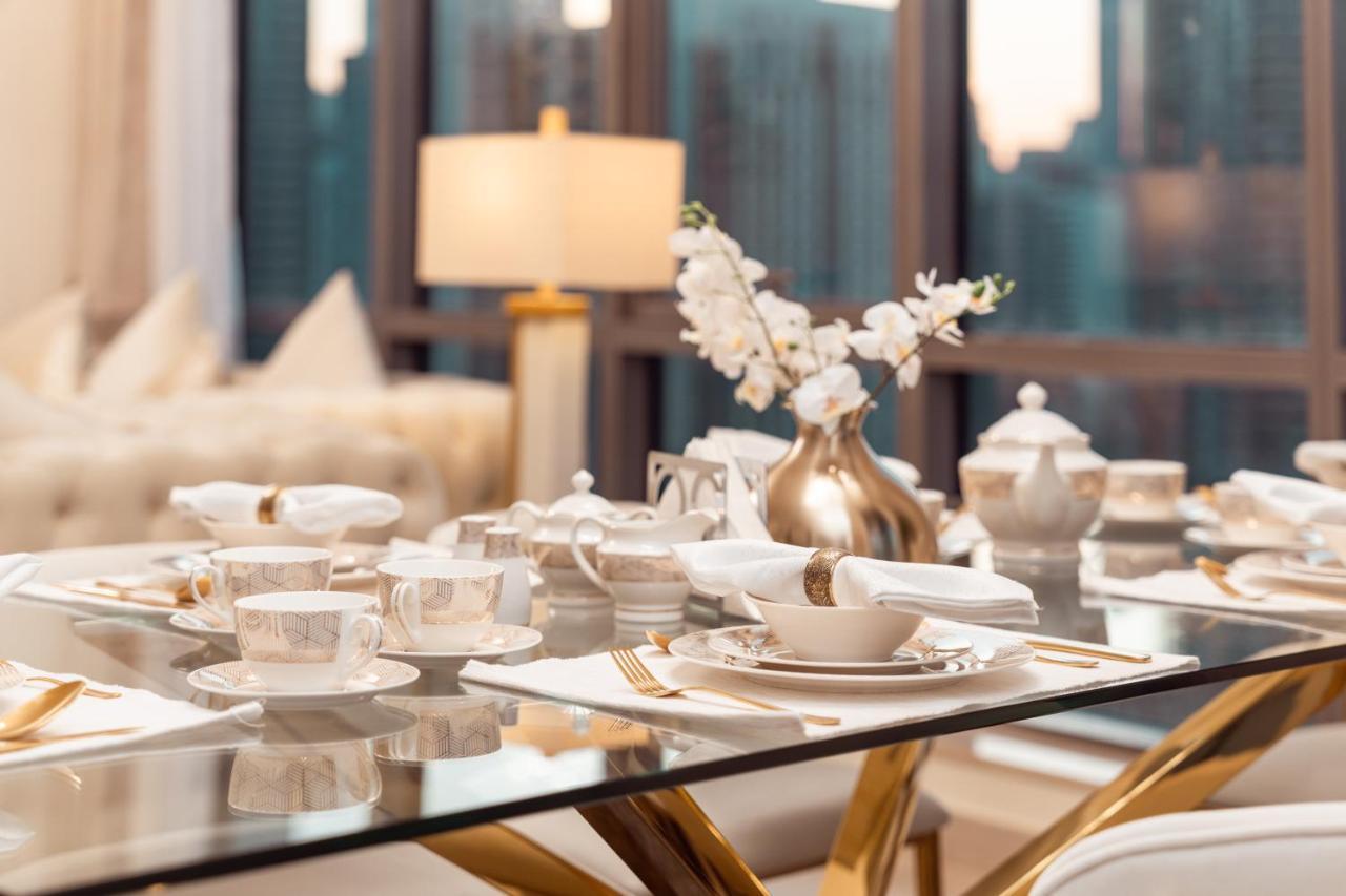 Elite Royal Apartment - Panoramic Full Burj Khalifa, Fountain & Skyline View - Baron Dubai Exteriör bild