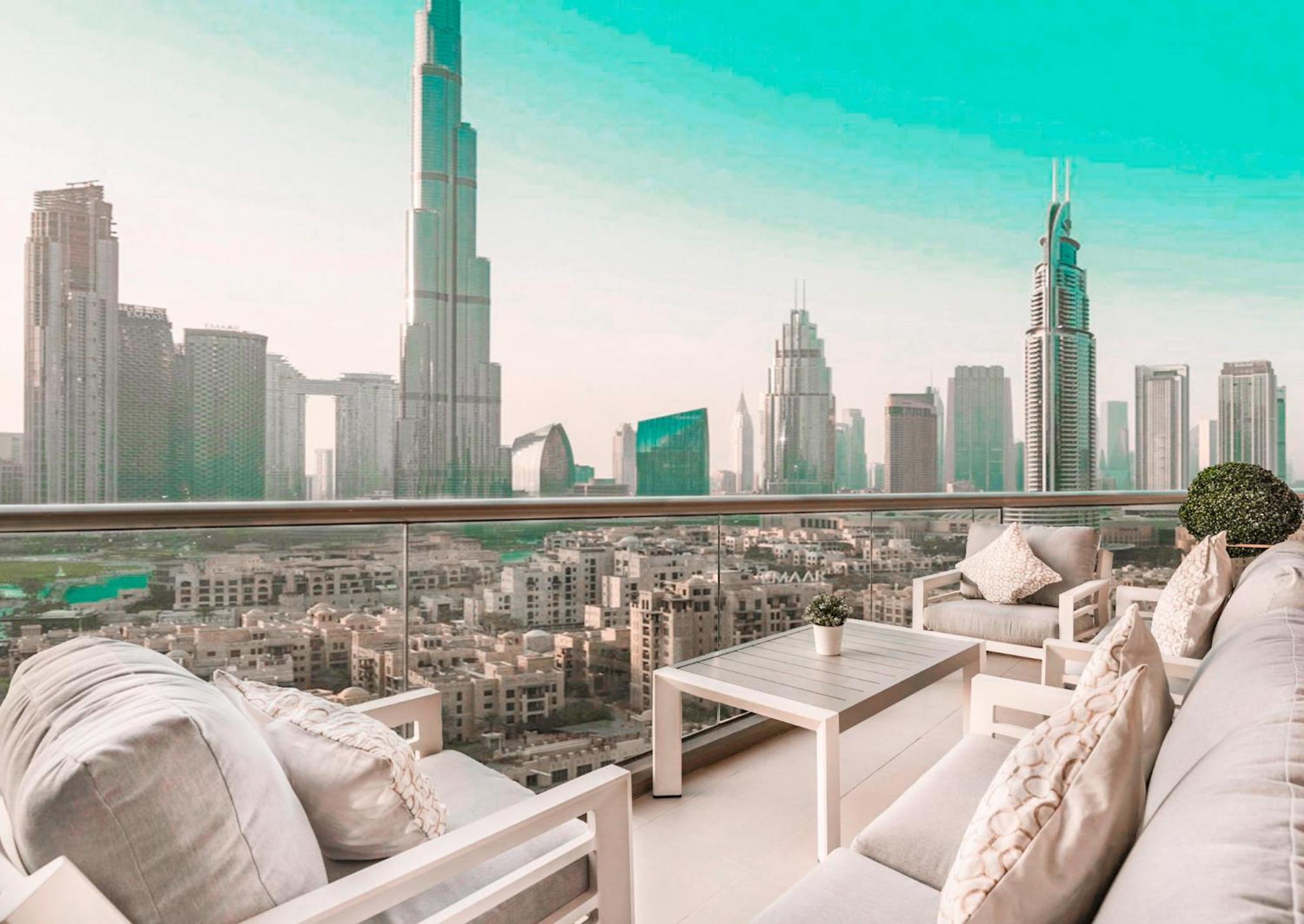 Elite Royal Apartment - Panoramic Full Burj Khalifa, Fountain & Skyline View - Baron Dubai Exteriör bild
