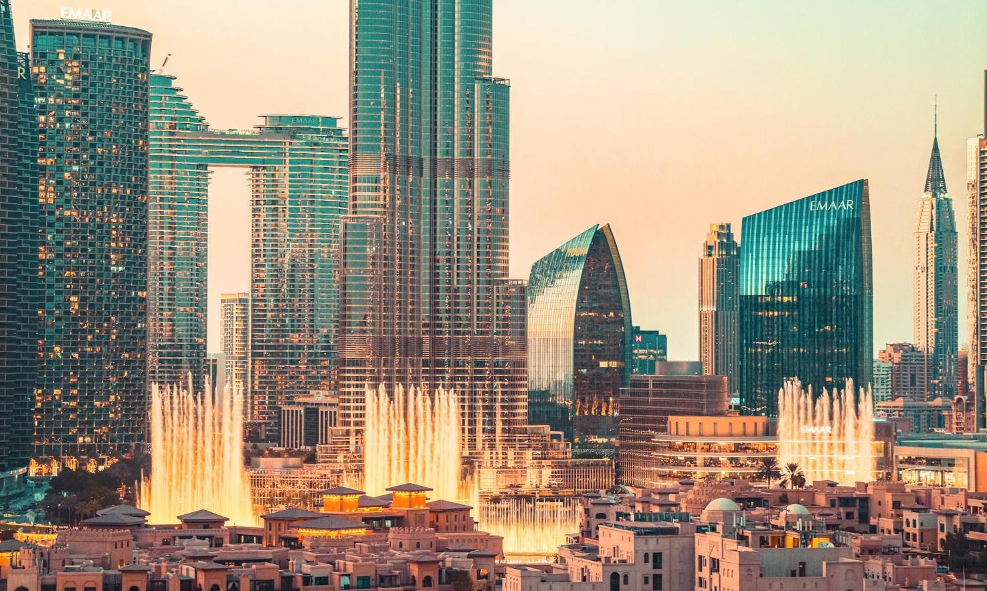 Elite Royal Apartment - Panoramic Full Burj Khalifa, Fountain & Skyline View - Baron Dubai Exteriör bild